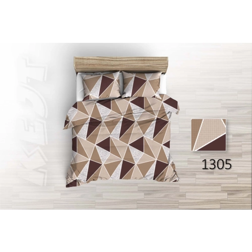 Delikatna pościel z kory bawełnianej kolorowa 160 x 200